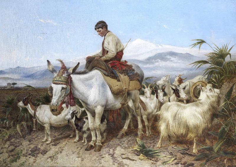 Richard ansdell,R.A. The Vega of Granada France oil painting art
